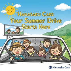 夏の快適ドライブ応援キャンペーン！｜はなさくカーズ／ハナテン川西多田店／ニコニコレンタカー 川西平野店／兵庫／川西
